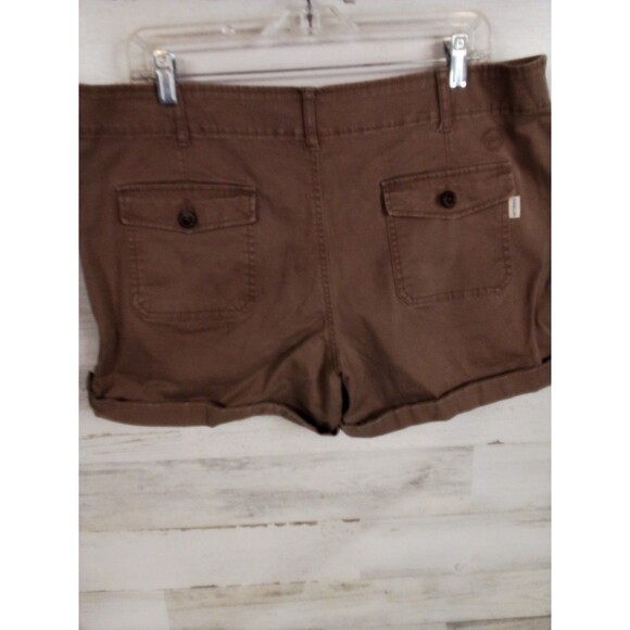 Women's Magellan‎ Brown Shorts Adjustable Length Size 16 - Picture 8 of 16